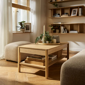 Правоъгълна холна маса с чекмедже Well