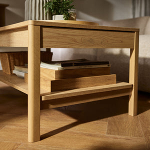 Правоъгълна холна маса с чекмедже Well