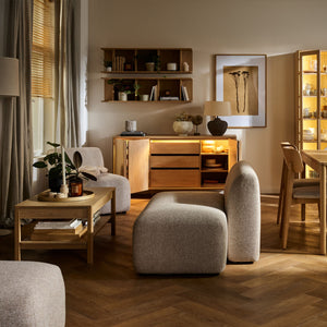 Правоъгълна холна маса с чекмедже Well