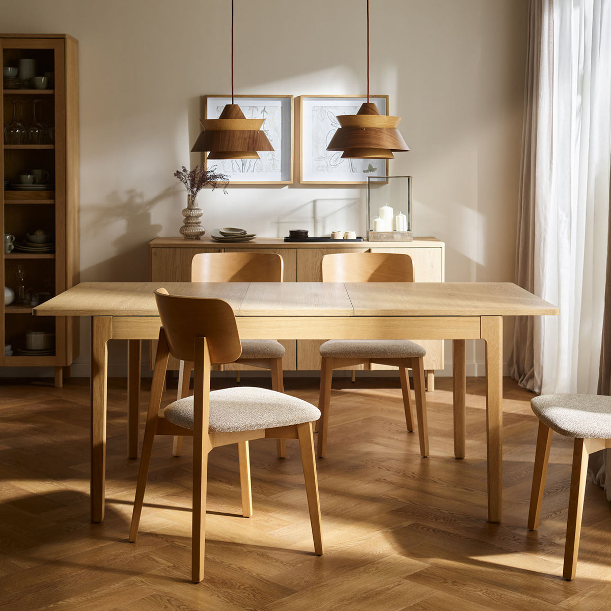 Правоъгълна разтегателна маса Well