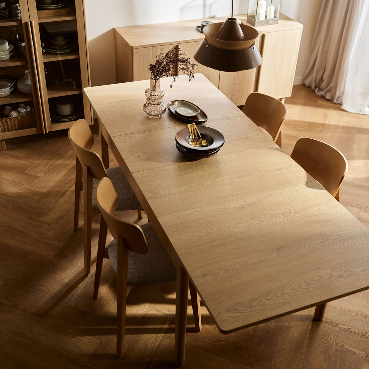 Правоъгълна разтегателна маса Well