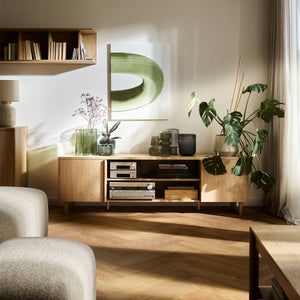 Широк шкаф за телевизор Well