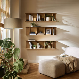 Широка етажерка за стена Well