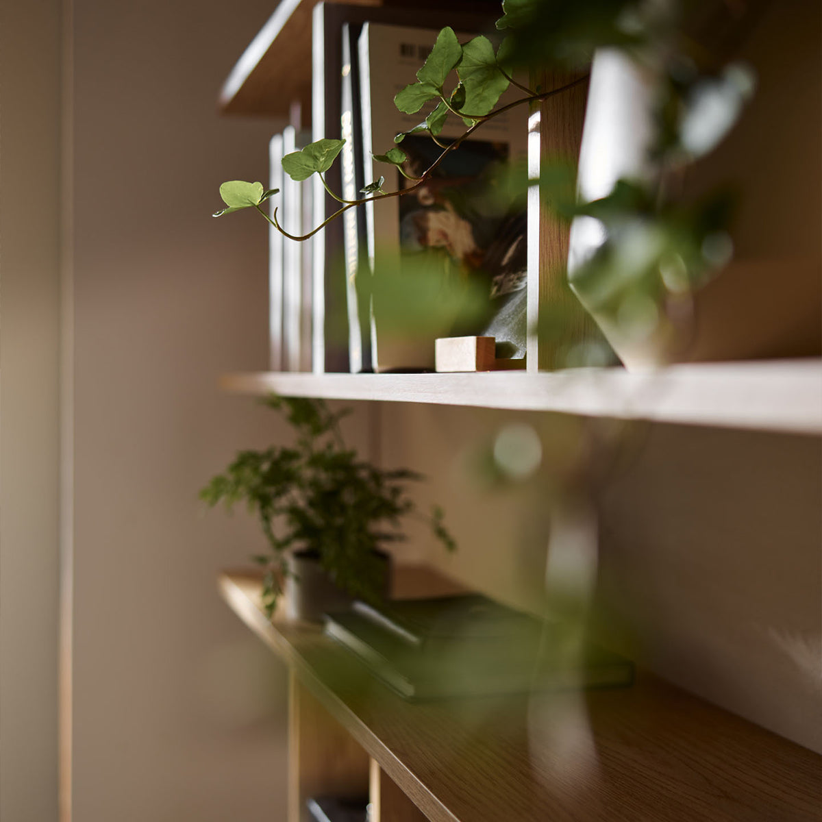 Широка етажерка за стена Well