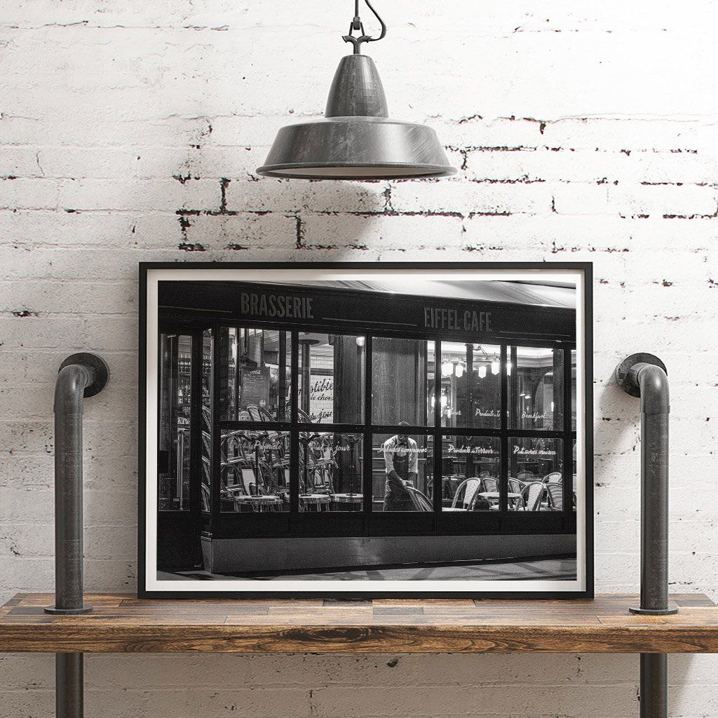 Постер "Brasserie" на Monochrome Hub Gallery от Флор Декор