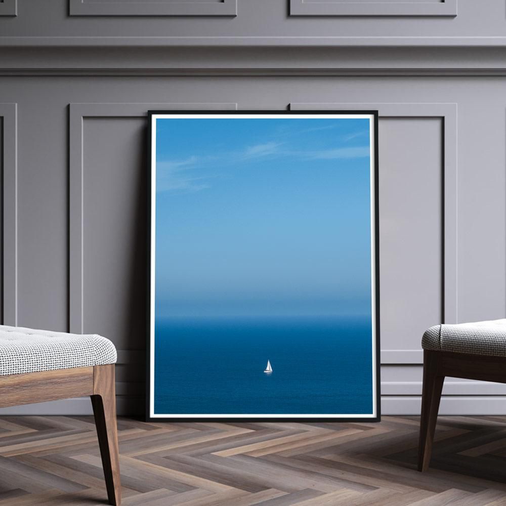 Постер "Deep Blue" на Monochrome Hub Gallery от Флор Декор