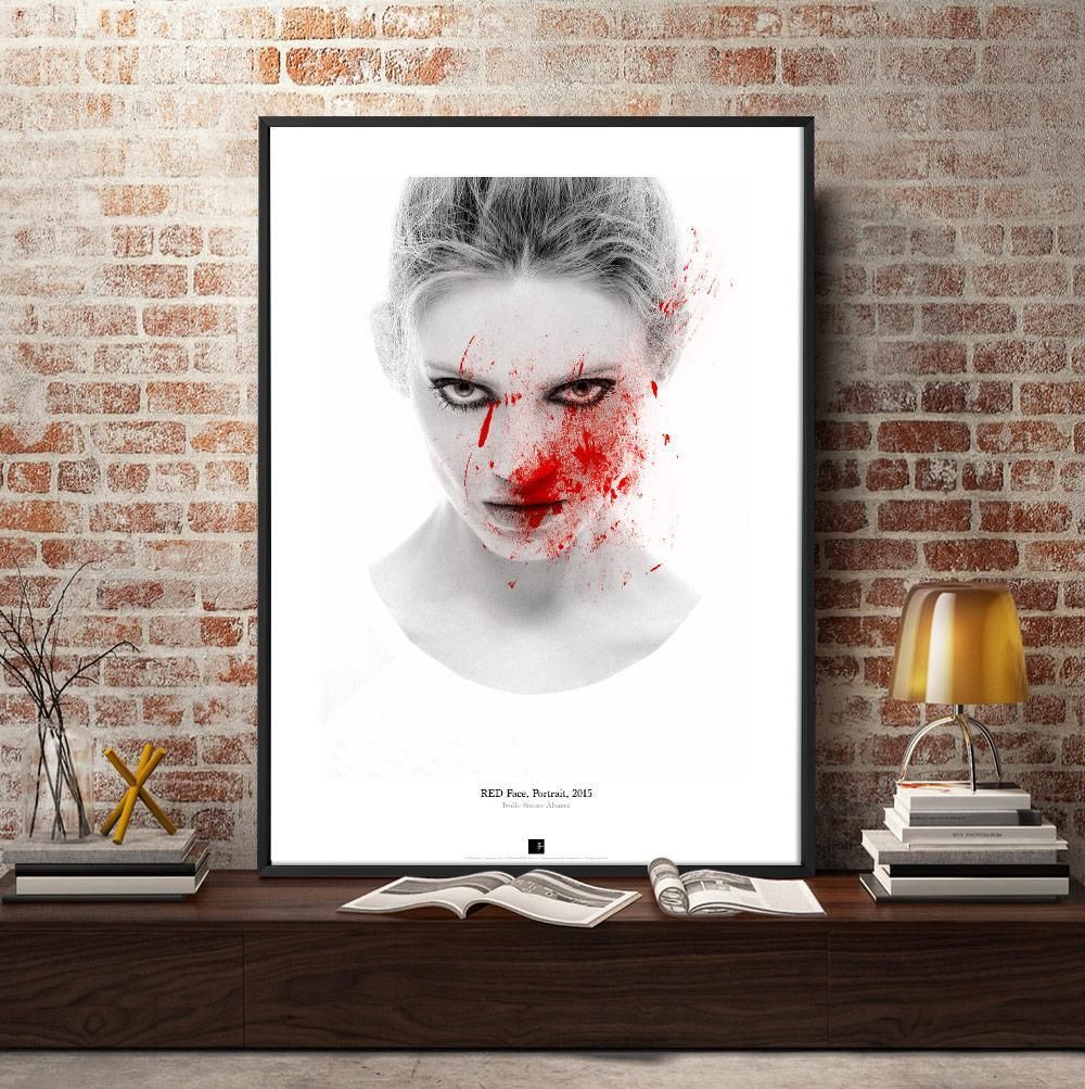 Monochrome Hub-RED-PORTRAIT-I--posters-Monochrome Hub-Gallery for Fine Art Photography