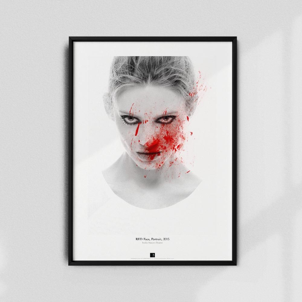 Постер "Red-Portrait-I" на Monochrome Hub Gallery от Флор Декор