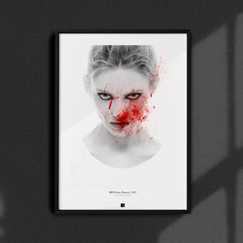 Постер "Red-Portrait-I" на Monochrome Hub Gallery от Флор Декор