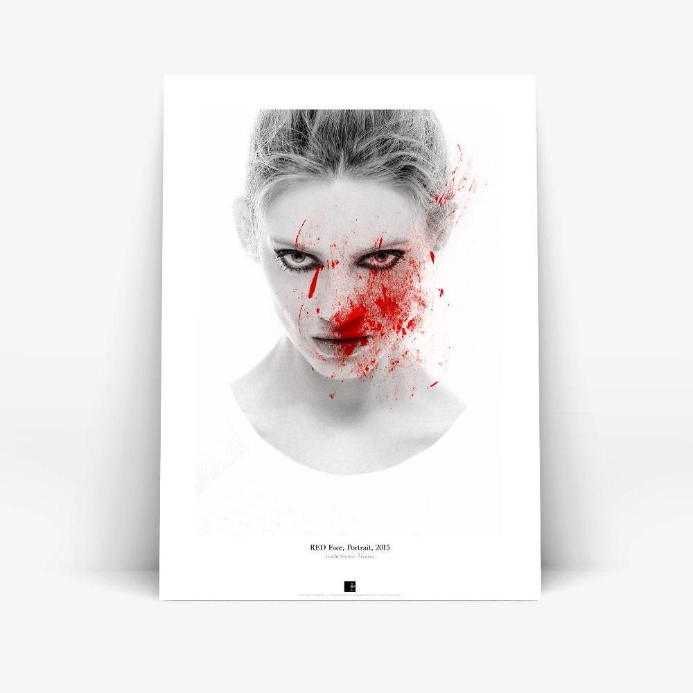 Постер "Red-Portrait-I" на Monochrome Hub Gallery от Флор Декор