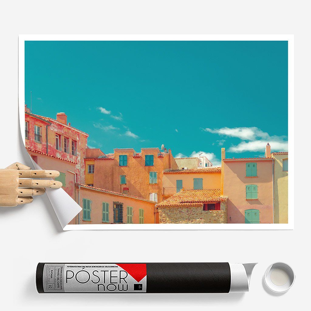 Постер "St. Tropez-Summer-I" на Monochrome Hub Gallery от Флор Декор