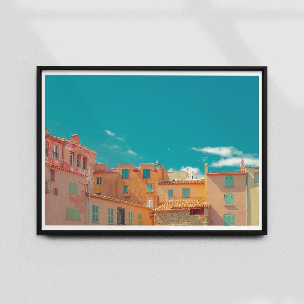 Постер "St. Tropez-Summer-I" на Monochrome Hub Gallery от Флор Декор