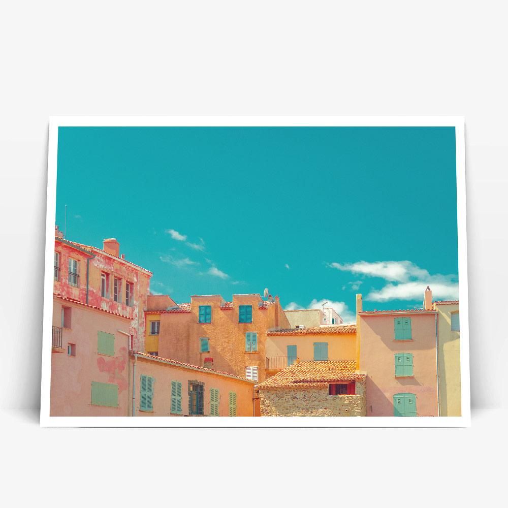 Постер "St. Tropez-Summer-I" на Monochrome Hub Gallery от Флор Декор