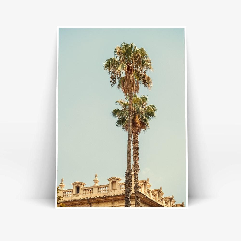 Постер "Las palmas" на Monochrome Hub Gallery от Флор Декор
