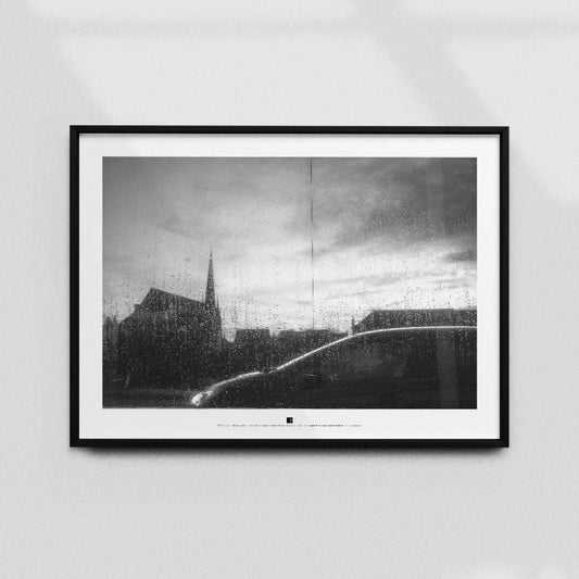 Постер "Rain, Paris-I" на Monochrome Hub Gallery от Флор Декор