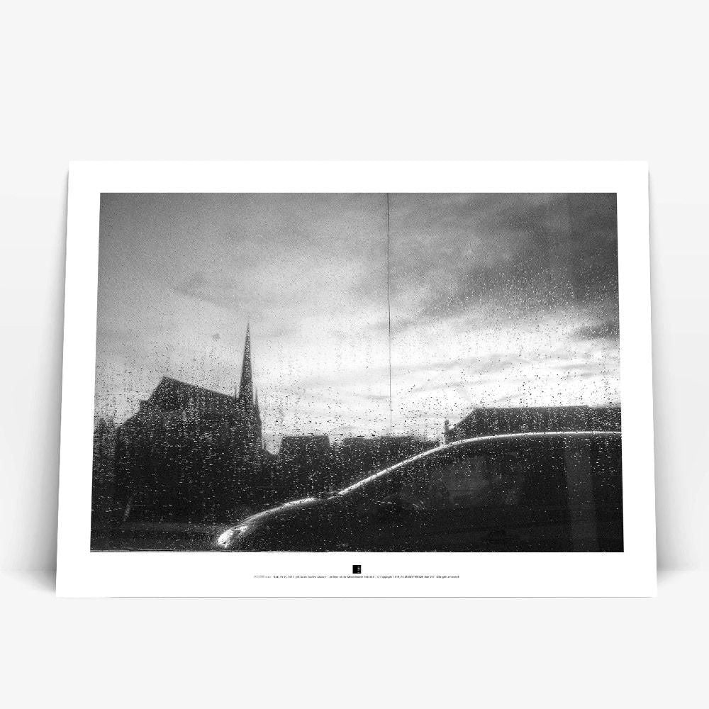 Постер "Rain, Paris-I" на Monochrome Hub Gallery от Флор Декор