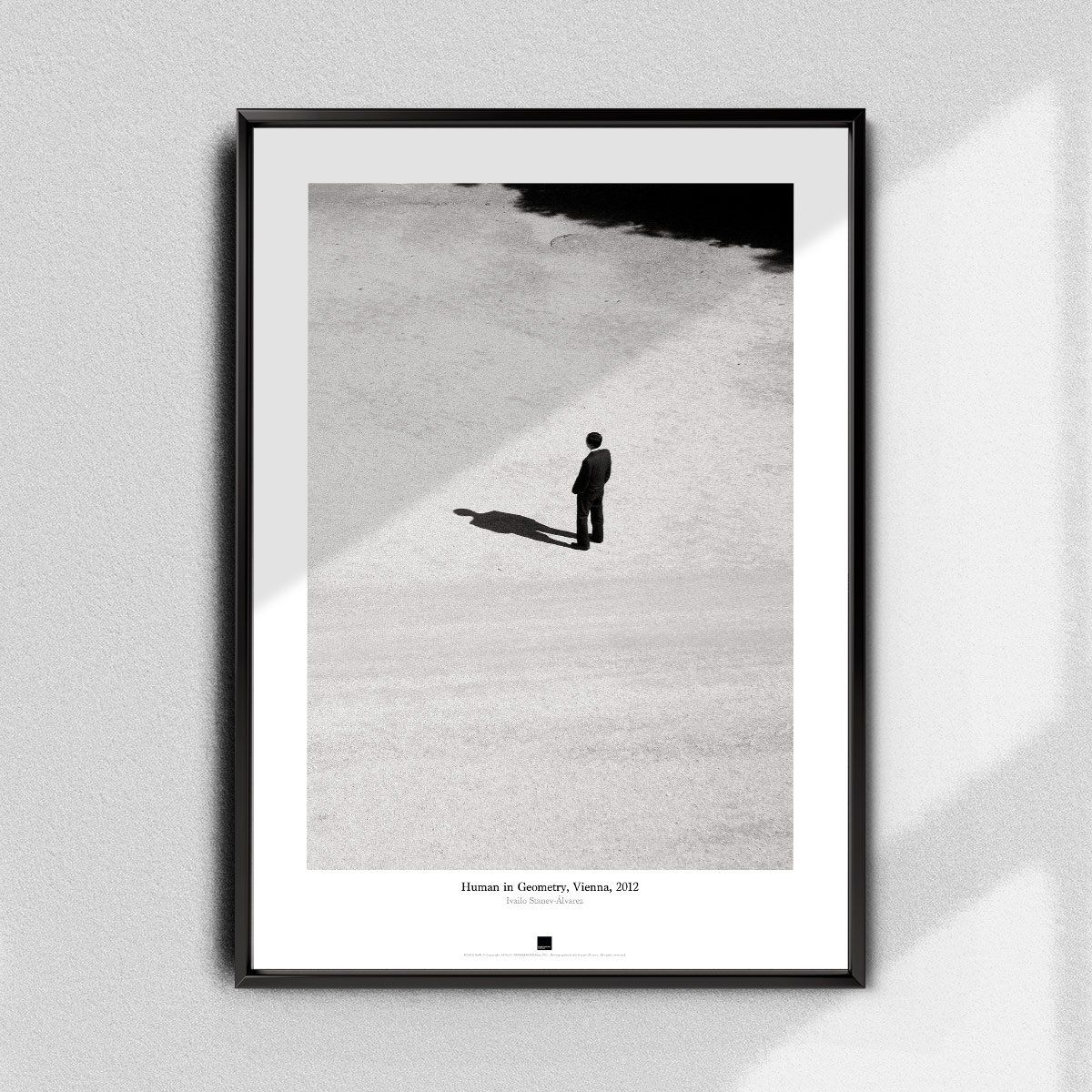 Постер "Human in geometry-Vienna" на Monochrome Hub Gallery от Флор Декор