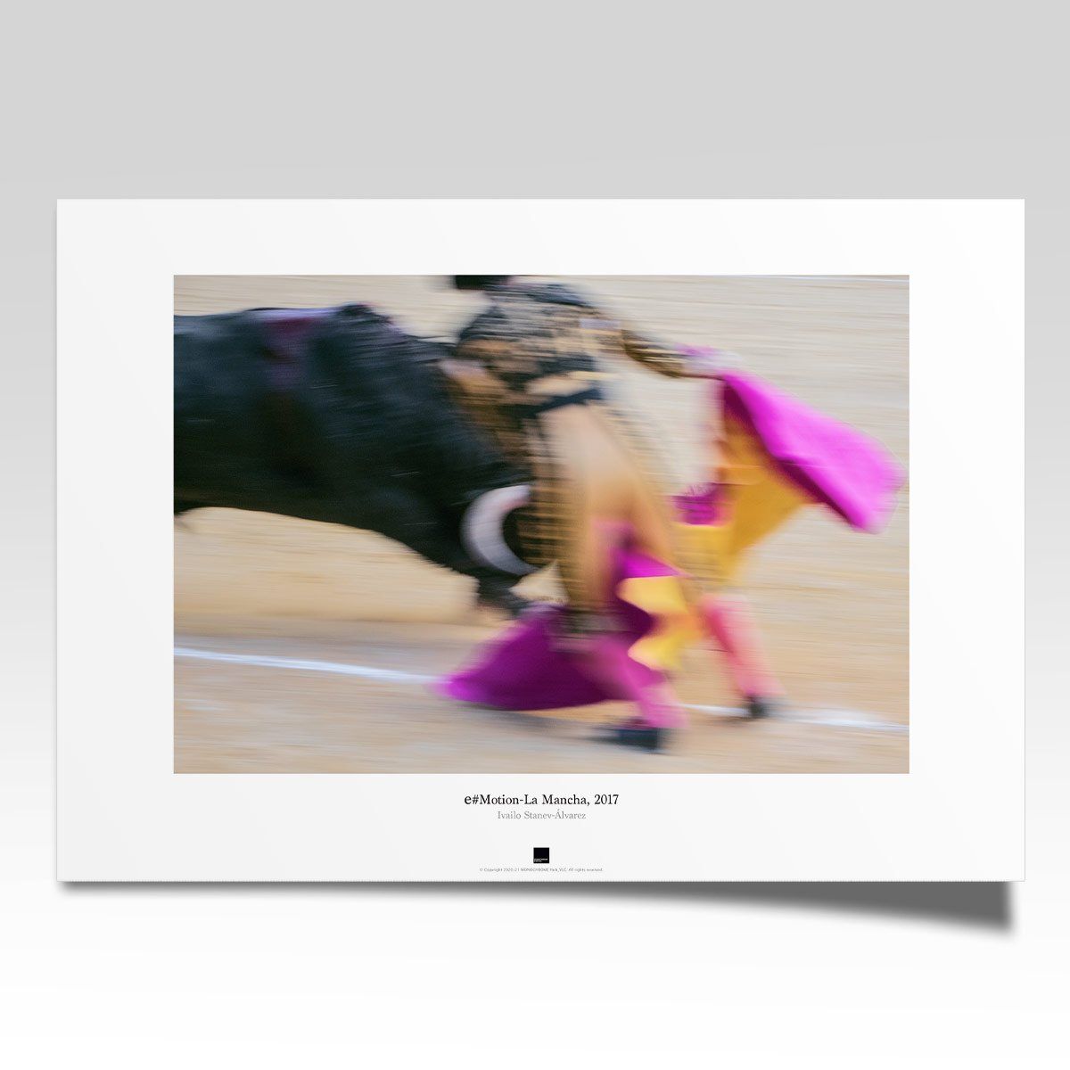 Постер "e#Motion-La Mancha" на Monochrome Hub Gallery от Флор Декор