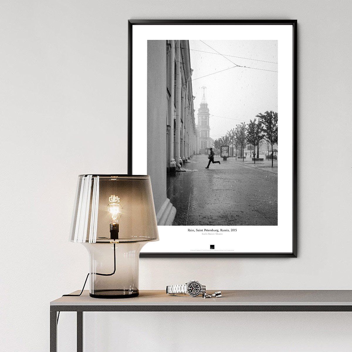 Постер "Rain, St.Petersburg" на Monochrome Hub Gallery от Флор Декор