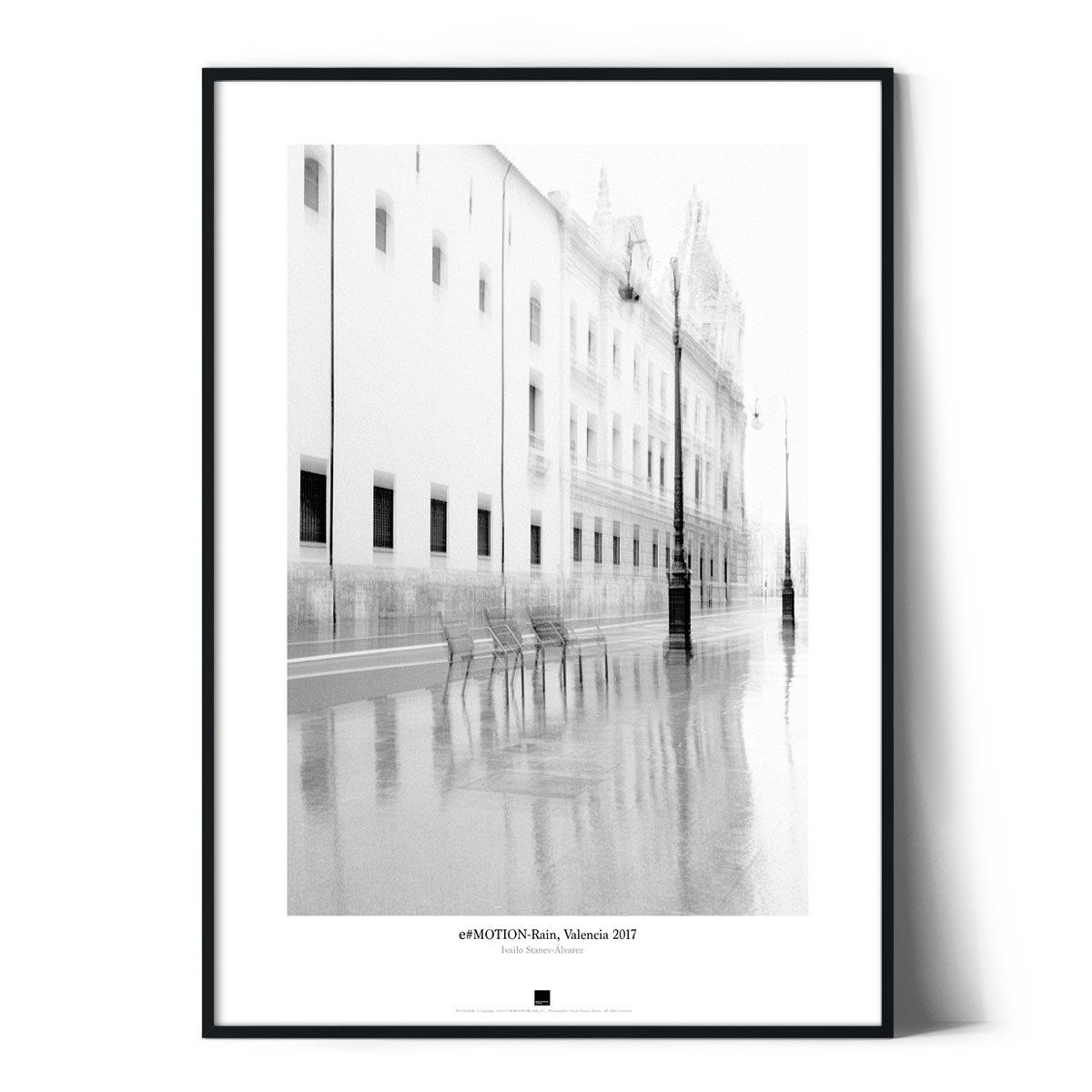 Постер "e#Motion, Rain" на Monochrome Hub Gallery от Флор Декор