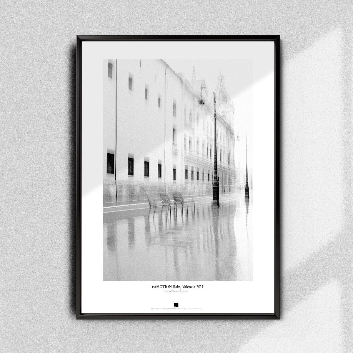 Постер "e#Motion, Rain" на Monochrome Hub Gallery от Флор Декор