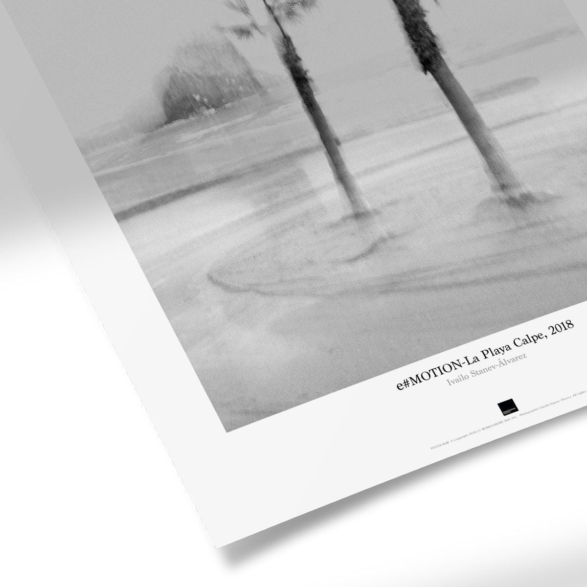 Постер "e#Motion-La Playa, Calpe" на Monochrome Hub Gallery от Флор Декор