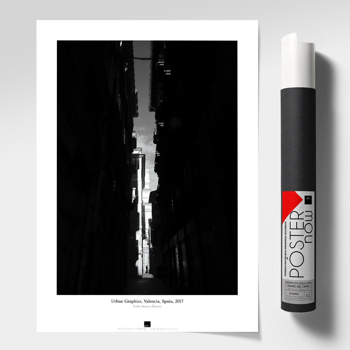 Постер "Urban Graphics-Valencia" на Monochrome Hub Gallery от Флор Декор